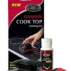 Weiman Complete Cook Top Cleaning Kit – Cook Top Cleaner and Polish 2 Ounce, Scrubbing Pad, Cleaning Tool, Cook Top Razor Scraper – 98, Black – Pack 3