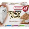 Fancy Feast Wet Cat Food, Gravy Lovers Variety Pack 85 g Cans (24 pack)