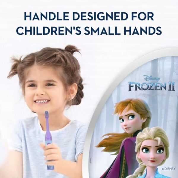 Oral-B Kids Battery Power Electric Toothbrush Featuring Disney's Frozen for Children - Image 7