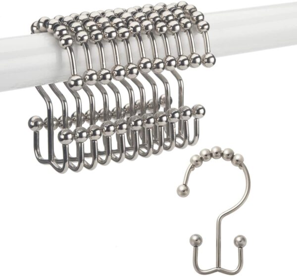 Titanker Shower Curtain Hooks Rings