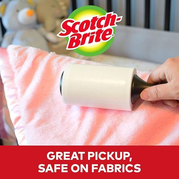 Scotch Brite Lint Roller, Value Pack of 75 Sheets, 375 Total Sheets - Image 2