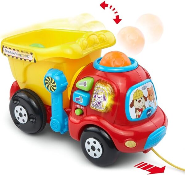 VTech Drop and Go Dump Truck, Yellow - Image 9