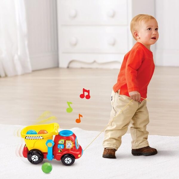 VTech Drop and Go Dump Truck, Yellow - Image 8