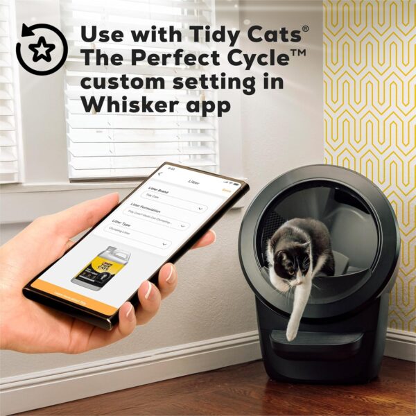 Purina Tidy Cats Cat Litter for Litter-Robot Clumping Cat Litter Odor Control Formula - 22 lb. Box - Image 5