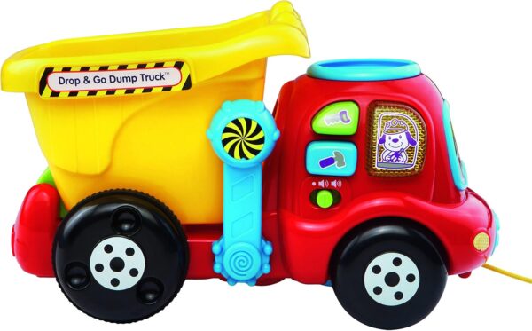 VTech Drop and Go Dump Truck, Yellow - Image 5