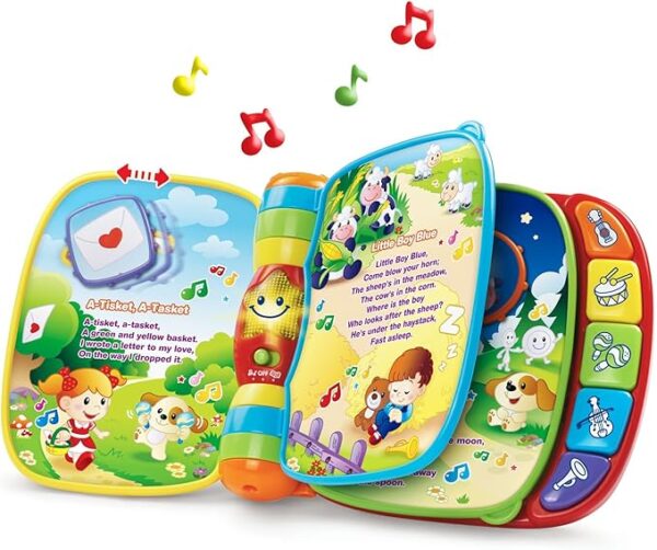 VTech Musical Rhymes Book, Red - Image 3