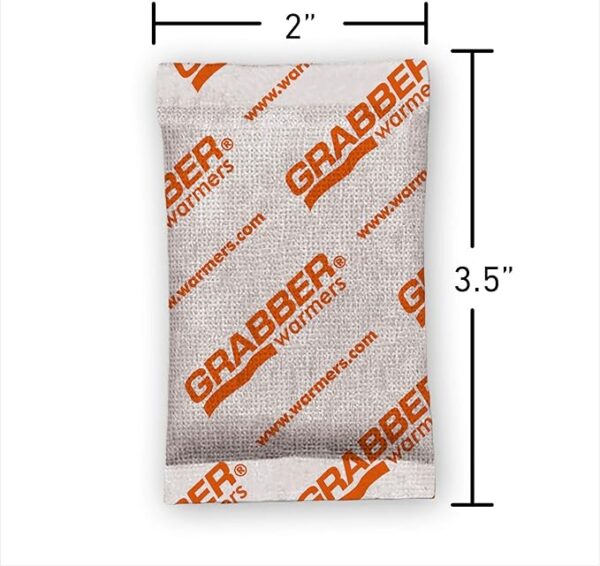 Grabber Hand Warmers – Long Lasting Safe Natural Odorless Air Activated Warmers – Up to 7 Hours of Heat – 10 Pairs - Image 6