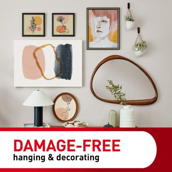 Command Universal Frame Hanger, Holds 8 lbs, White, Decorate Damage-Free, Easy to Open Packaging (PH048-3NA) Pack of 2 - Image 8