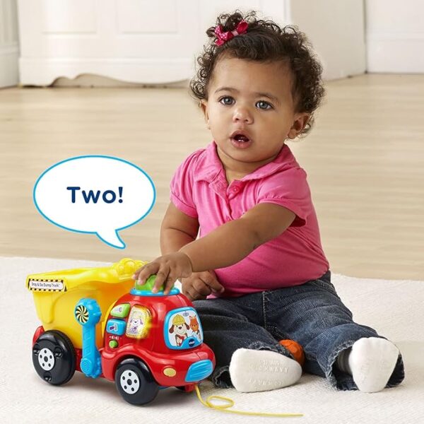 VTech Drop and Go Dump Truck, Yellow - Image 7