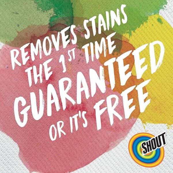 Shout Active Enzyme Laundry Stain Remover Spray, Triple-Acting Formula Clings, Penetrates, and Lifts 100+ Types of Everyday Stains - Prewash Spray 22oz - Image 7